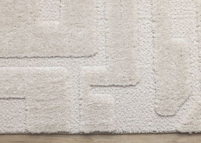 Kalora Interiors Luxe White 5'x8' Style 2 Area Rug-3