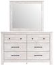 Signature Design by Ashley® Fenderport Whitewash Dresser and Mirror-2