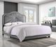 Kwality Imports Embla Gray Upholstered King Bed-0