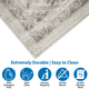 Olliix by Madison Park Dakota Beige/Cream 5x7' Tiled Border Area Rug-2