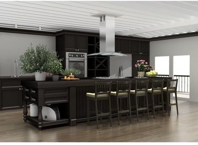 ZLINE 36" Stainless Steel Island Range Hood-1