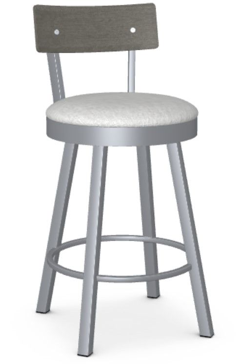 Amisco Customizable Lauren Swivel Counter Stool-0