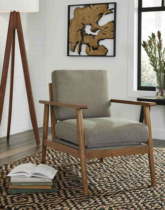 Signature Design by Ashley® Bevyn Light Beige Accent Chair-4