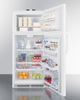 Summit® 18.0 Cu. Ft. White Top Freezer Refrigerator-3