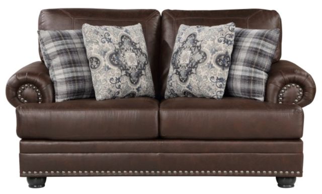Homelegance® Franklin Dark Brown Loveseat-2