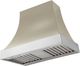 AGA Cascade 36" Fawn Wall Mounted Range Hood  with Polished Chrome Trim-0