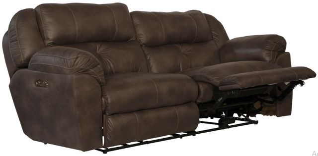 Catnapper® Ferrington Dusk Power Headrest Power Lay Flat Reclining Sofa-1