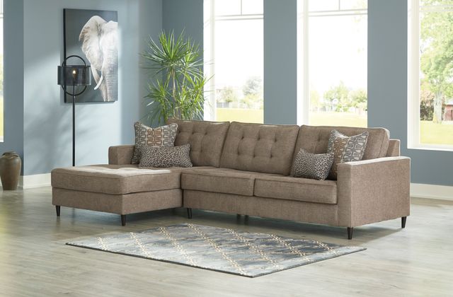 Signature Design by Ashley® Flintshire 2-Piece Auburn Left-Arm Facing Sectional and Chaise-1