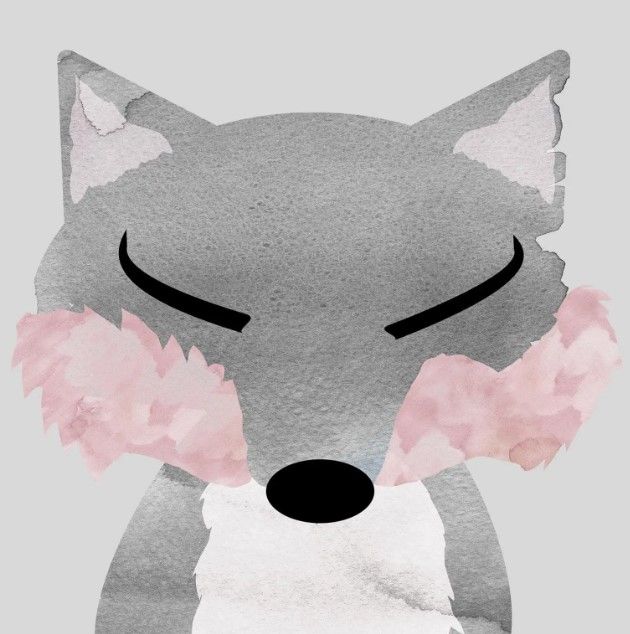 Classy Art Fox by Daniela Santiago Wall Art-0