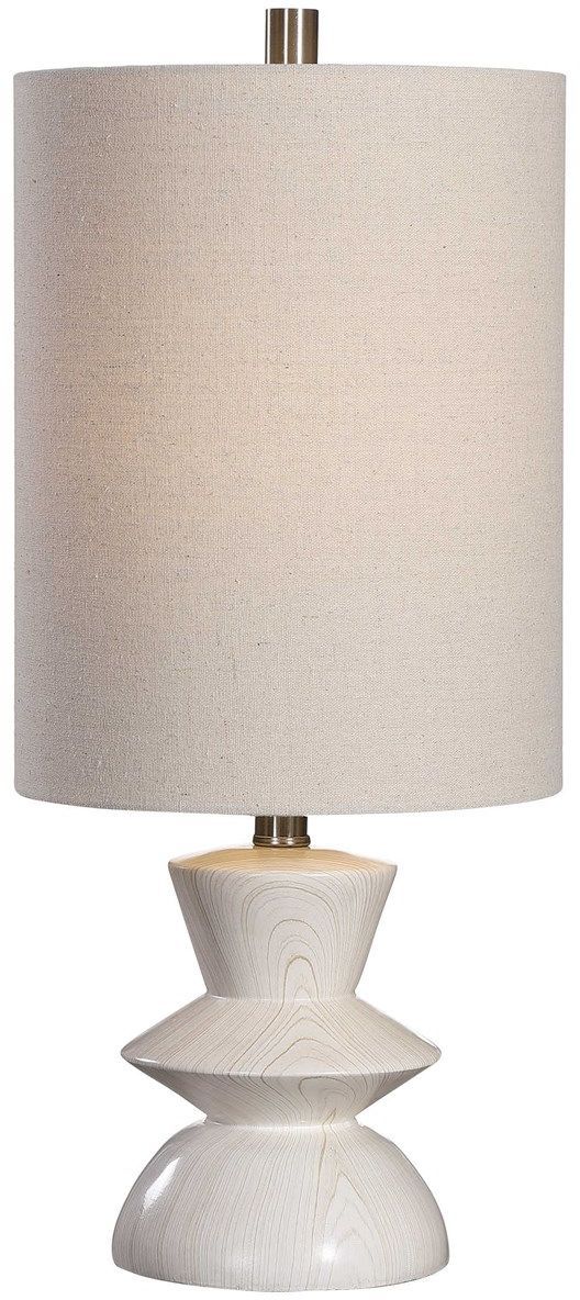 Uttermost® Stevens Bleached Wood Buffet Lamp-0
