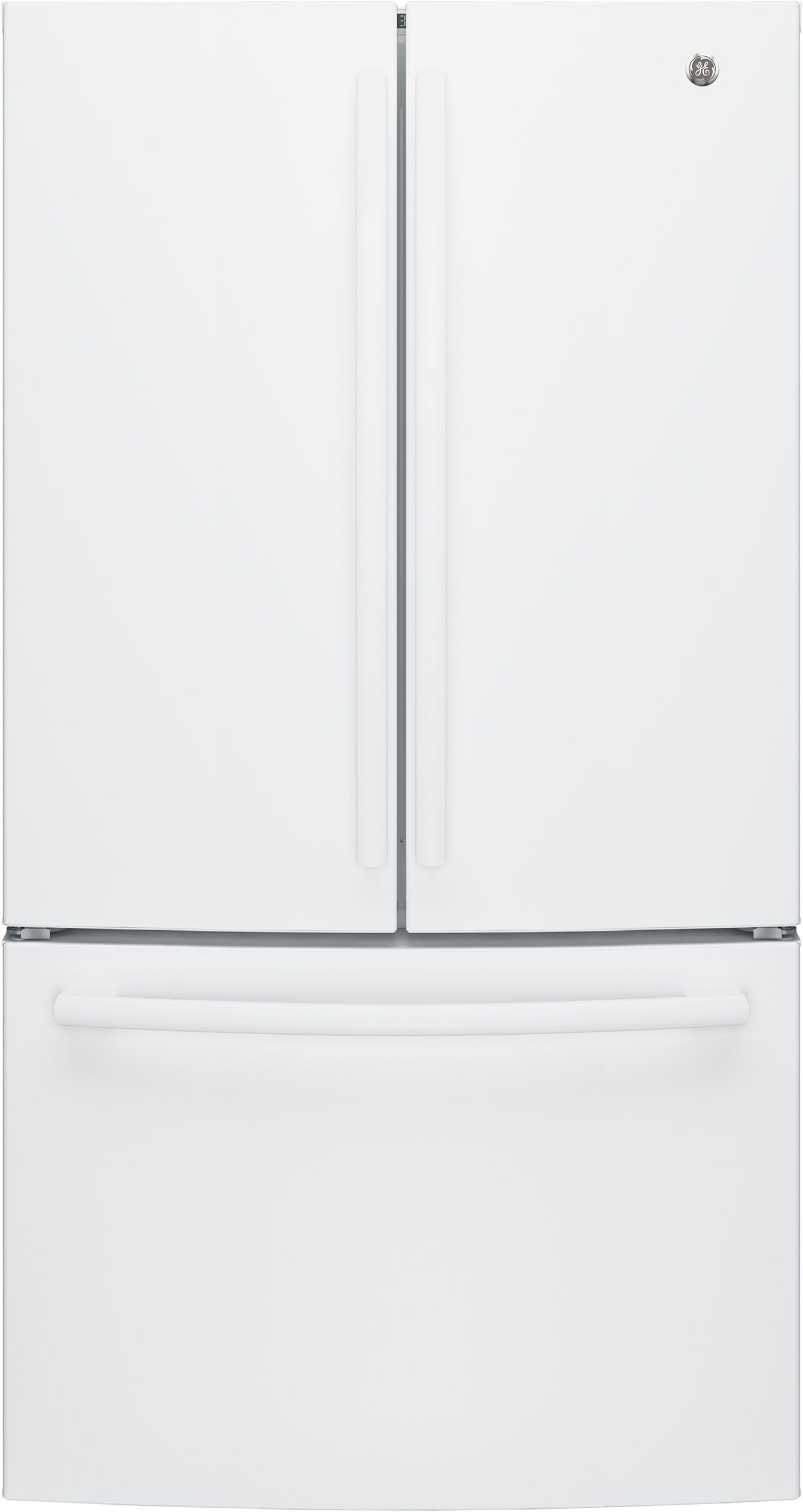 GE® 36 in. 27.0 Cu. Ft. White French Door Refrigerator