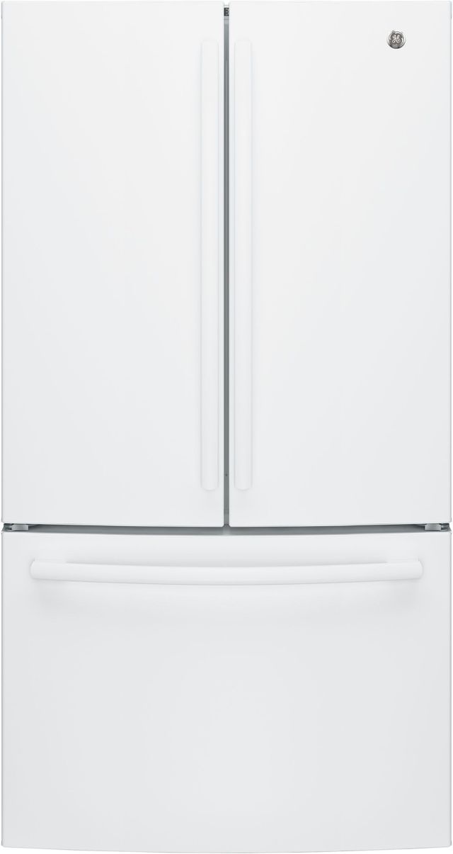 GE® 36 in. 27.0 Cu. Ft. White French Door Refrigerator | Shore ...