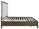 New Classic® Home Furnishings Landon Walnut Queen Upholstered Storage Platform Bed-4