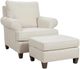 Fairfield® Customizable Haven Reserve Welted Sock Arm Ottoman-1