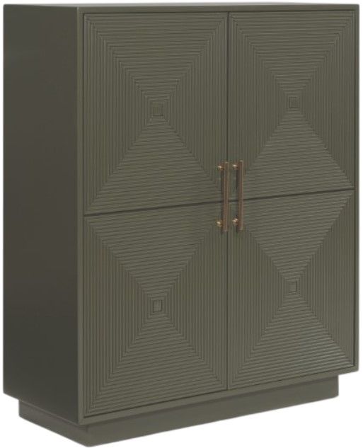 Signature Design by Ashley® Geirwood Dark Green Accent Cabinet-0
