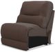 La-Z-Boy® Dawson Power La-Z-Time® Sepia Armless Recliner-1