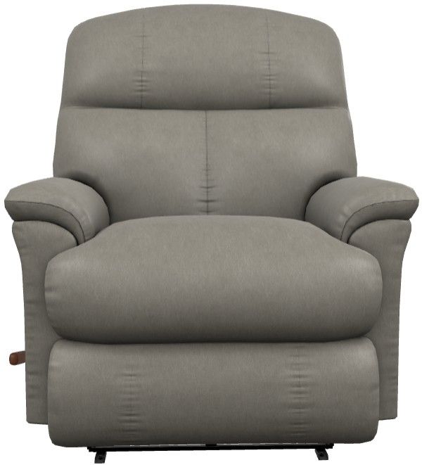 La-Z-Boy® Reed Putty Leather Manual Wall Recliner-1