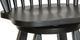 TEI St. Michael Windsor Black Matt Rub-Thru 30" Swivel Bar Stool-1