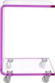 Elements International Iris Pink Snack Table-2