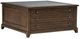 Liberty Furniture Arden Road Glass Top Cocktail Table with Satin Cherry Base-0