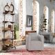 Uttermost® Corben Gray Swivel Chair-1