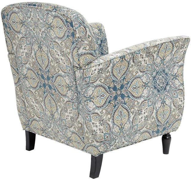Olliix by Madison Park Blue Multi/Brown Escher Accent Chair-1