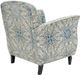 Olliix by Madison Park Blue Multi/Brown Escher Accent Chair-1