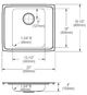 Elkay Lustertone® Classic Lustrous Satin Stainless Steel 22'' x 17'' x 7'' 2-Hole Single Bowl Drop-in Classroom ADA Sink with Quick-clip and Rear and Right Deck-1