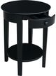 John Thomas Furniture® Destinations Phillips Solid Black Accent Table-0