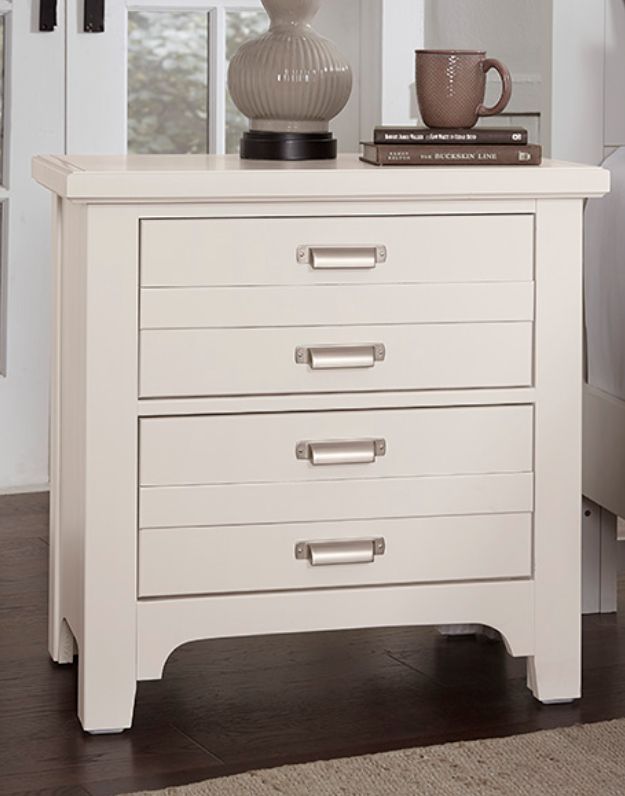 LM Co Home By Vaughan-Bassett Bungalow Home by Ben & Erin Napier Lattice 2-Drawer Nightstand-1