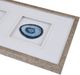 Olliix by Madison Park Blue Set of 3 Blue Agate Trio Stone Framed Graphic-4