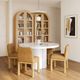 TOV Furniture Elora White Round Dining Table-1