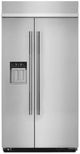 JennAir® Rise™ 42" 25.1 Cu. Ft. Stainless Steel Built-In Side-by-Side Refrigerator-0