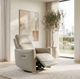 Liberty Furniture Remi Istria Khaki Leather Single Glider Power Recliner-3
