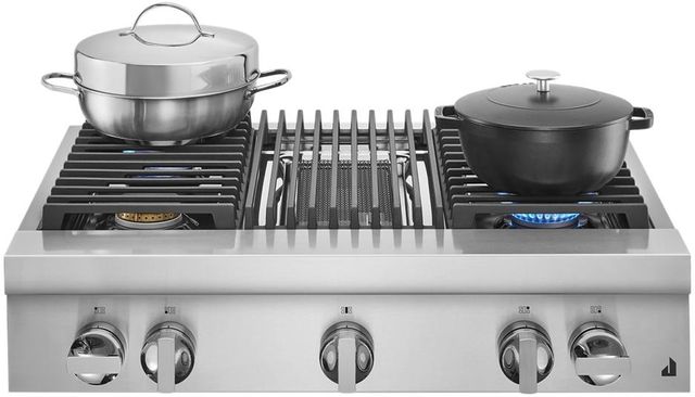 JennAir® NOIR™ 36" Stainless Steel Natural Gas Rangetop-1