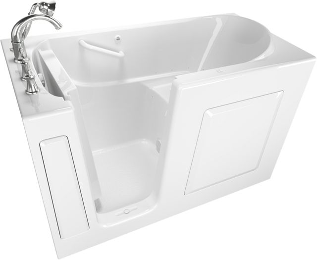 American Standard Value Series White Alcove Walk-In Air Bathtub-1