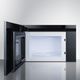 Summit® 1.3 Cu. Ft. Black with Stainless Steel Over the Range Microwave-1