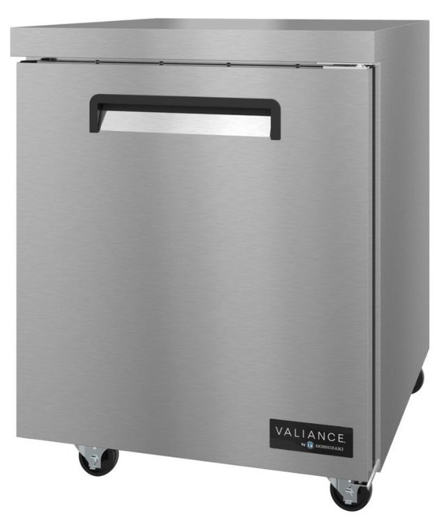 Hoshizaki Valiance® 27" 6.3 Cu. Ft. Stainless Steel Single Section Undercounter Refrigerator-1