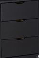 Powell® Portix Black 3-Drawer Nightstand-1