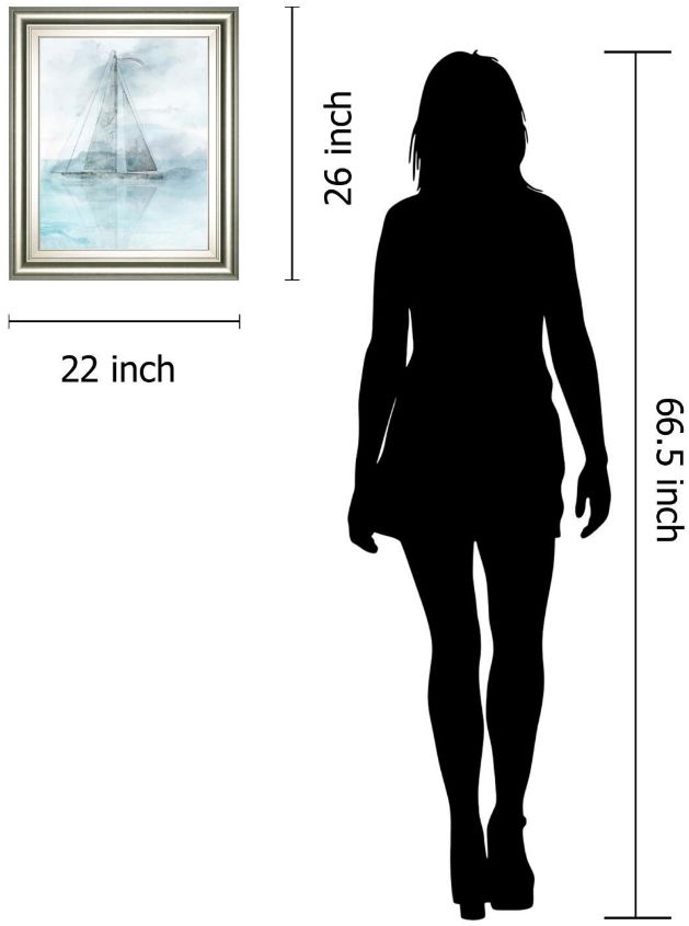 Classy Living Ken Roko Sailing Boat II Wall Art-2
