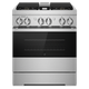 JennAir® NOIR™ 30" Stainless Steel Freestanding Dual Fuel Range-0