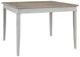 American WoodCrafters Beach Comber Brown Gathering Table with Weathered White Base-1