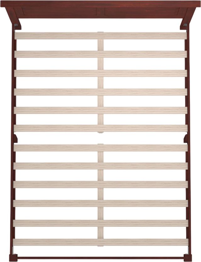 Rize Home Cottage Style Classic Cherry Twin Panel Bed-3