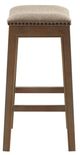 Olliix by Madison Park Linen Belfast Saddle Counter Stool-4
