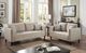 Furniture of America® Lynda Light Gray Loveseat-1