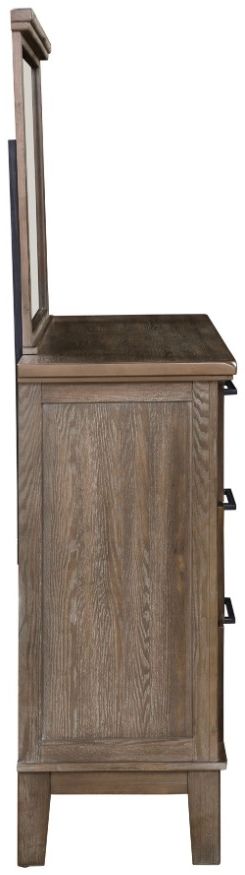 New Classic® Home Furnishings Cagney Vintage Dresser and Mirror-4