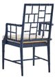 Furniture Classics Chippendale Dark Blue Square Back Chair-1