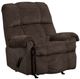 American Wholesale Furniture Galen Chocolate Manual Recliner-0