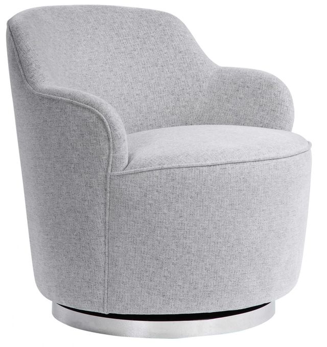 Uttermost® Hobart Stone Swivel Chair-0