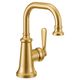 Moen® Colinet Brushed Gold One-Handle High Arc Bathroom Faucet-1